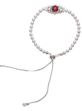 施家珍珠手链轻奢小众精致女款手链串珠叠戴手工编织手链原创设计