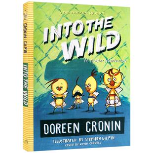 英文原版进口CHICKEN #3INTO THE WILD小鸡特工队侦探推理小说章节书Doreen Croni朵琳克罗宁著作7-10岁儿童课外阅读侦探文学