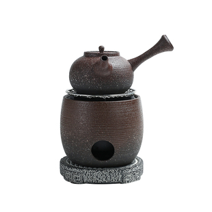 围炉煮茶陶制碳炉户外烧烤小火炉家用室内打边炭火炉烧水罐罐茶壶