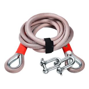 汽车拖车绳越野专用拖车带高强度救援牵引绳加厚20吨防冲断货车绳