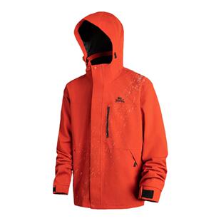 【朱雀红羽绒冲锋衣】龙狮戴尔户外三合一冲锋衣女防风防水外套男