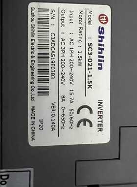 【议价-可维修】SC3-021 AC3PH 240V 全新/二手均有货