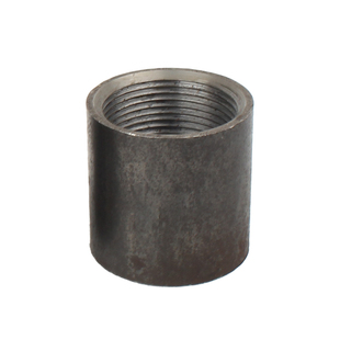 熟铁焊接内丝接头铁管箍碳钢管古黑4分内丝接头内牙dn直接2分3分