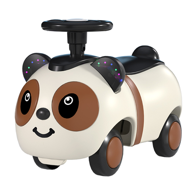 熊猫滑行车四轮平衡车1-5岁宝宝溜溜车婴幼儿助步车大儿童扭扭车