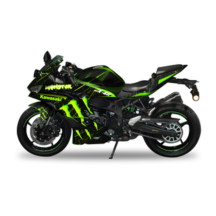 适用川崎ZX 4R 4RR全车版画版花车身拉花油箱保护贴纸改装件配件