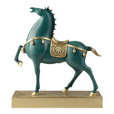 铜师傅马到成功客厅全铜摆件