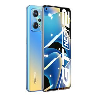 适用真我GTneo2钢化膜GT2手机realmeGtneo3闪速全屏neo2t大师Pro探索Q2版蓝光Q3realmex7防X7指纹i无白边q3s