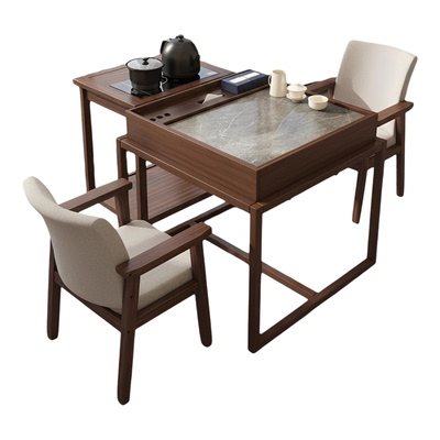 实木茶桌方桌小型茶台2025新款