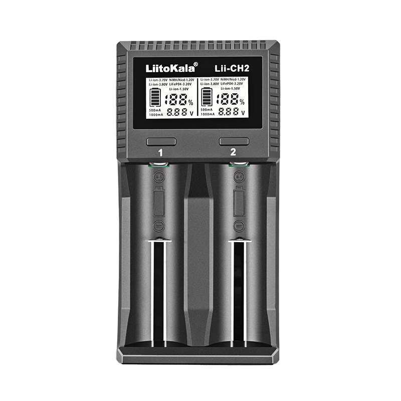 18650锂电池充电器21700多功能1.2V镍氢57号AAA/3.2V铁锂1.5V通用