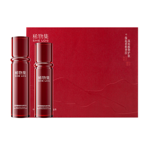 稀物集松茸紧致舒纹精华水乳套装抗皱护肤品化妆品