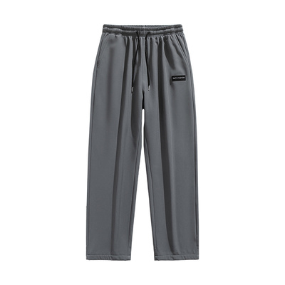 卫裤冬季加绒加厚裤子男款运动裤