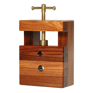 大号酸枝木篆刻印床 篆刻床实木印章印床 刻床夹具刻章篆刻文房