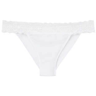 Intimissimi意舒漫意式经典纯色花卉蕾丝巴西式内裤SB97M3