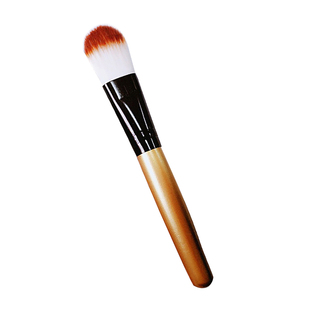 便携式木柄粉底刷BB霜刷粉底液刷刷毛纤细柔软简易便携化妆工具