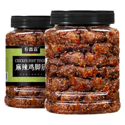 麻辣入味鸡脚筋筋肉相连有嚼劲