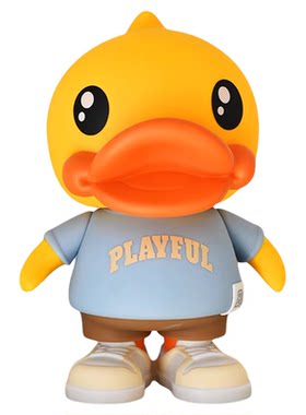 B.Duck小黄鸭32cm潮流手办摆件