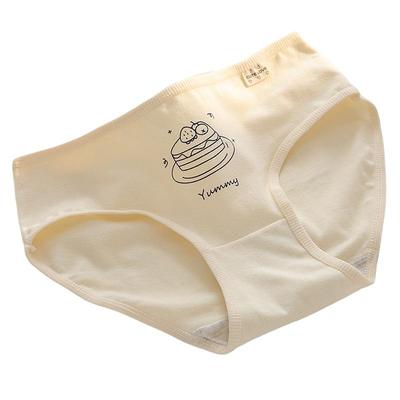 舒芙蕾纯棉中腰三角裤女士内裤