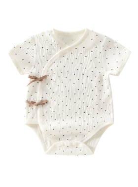 温巢新生婴儿衣服夏季薄款包屁衣