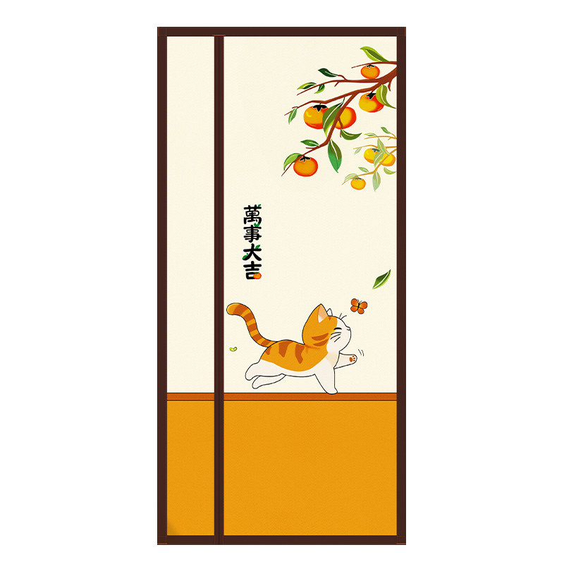 全隐私侧开款空调门帘