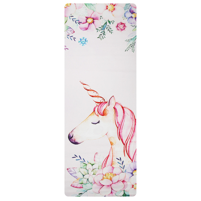 超薄麂皮绒瑜伽垫吸汗可折叠