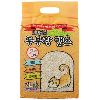 韩国原味绿茶真空包装豆腐猫砂