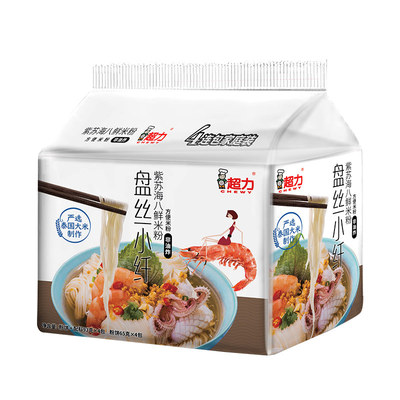 免煮冲泡即食香港银丝米粉超力