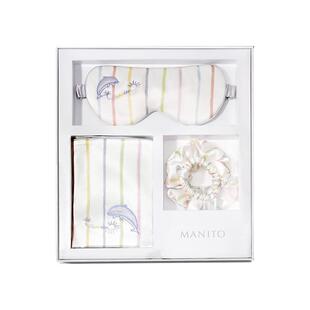 MANITO/曼尼陀 Ocean Stripe Sleeping Beauty 礼盒枕套眼罩发圈