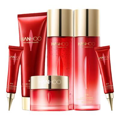 韩后红石榴紧致抗皱套装新品礼盒