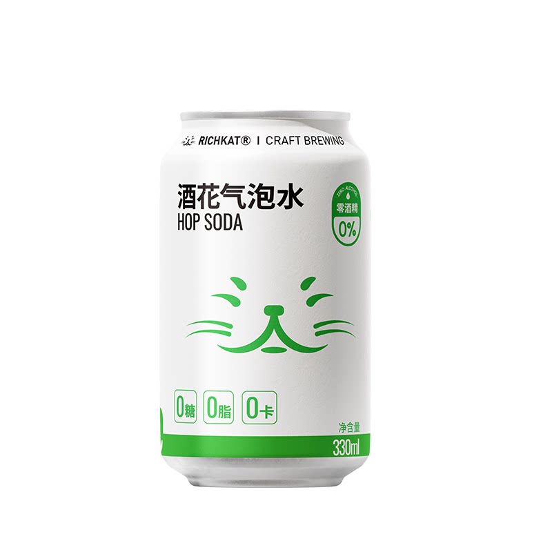 组合套装3种口味果味啤酒气泡水