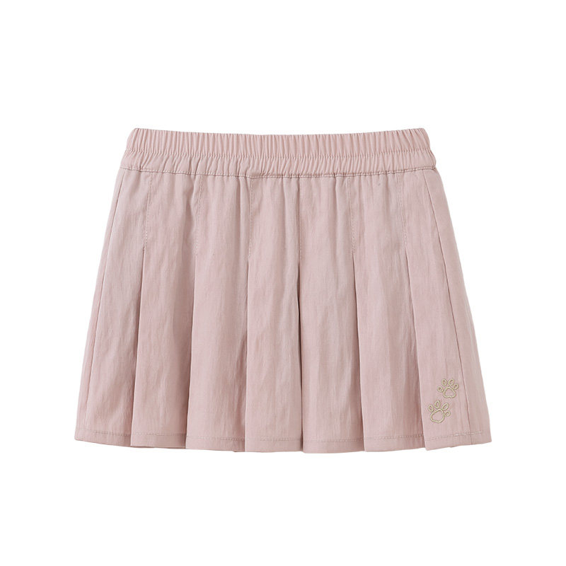 齐齐熊女童半身裙夏季百褶裙