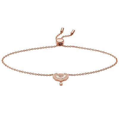 阿玛尼女士925银如意锁手链