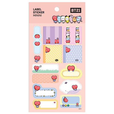 BT21索引贴纸装饰贴画