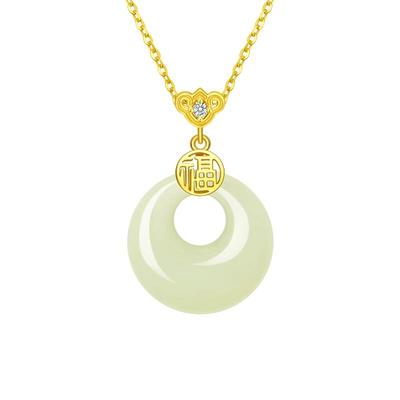 生日礼物福气平安扣项链送妈妈