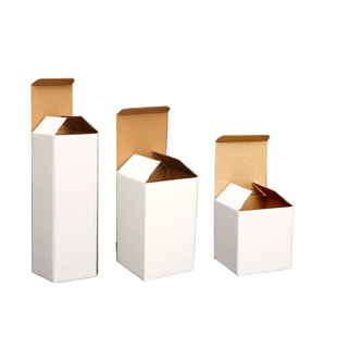 三层白色纸盒通用现货瓦楞小白盒印刷玻璃杯五金包装盒定制小批量