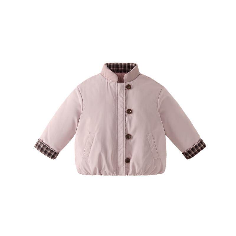 jellybaby女童外套2026冬季新款保暖洋气宝宝衣服5岁儿童棉服厚款