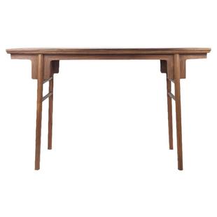 条案供桌新中式实木老榆木靠墙仿古玄关桌现代禅意免漆条几神佛台