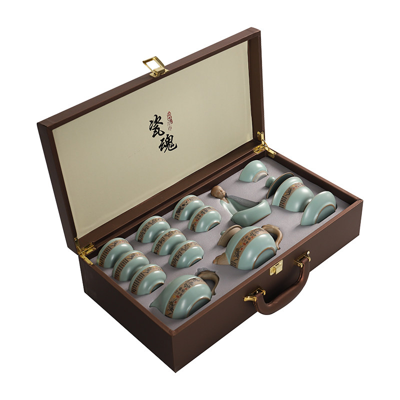 汝窑功夫茶具套装2026新款泡茶器具轻奢高档高端大气喝茶个人专用