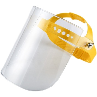 电焊防护罩脸部头戴式焊工面屏面罩打磨防飞溅二保氩弧焊帽防烤脸