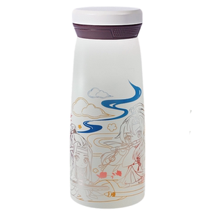 幸运石魔道祖师水杯官方正版联名动漫周边魏无羡蓝忘机变色保温杯