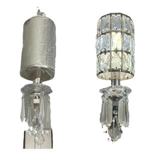 恒大精装房通用客厅吊灯改造轻奢透光E14替换水晶灯罩配件壁灯e27