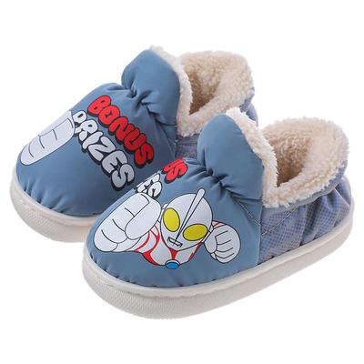 羽绒布儿童秋冬季居家包跟棉鞋