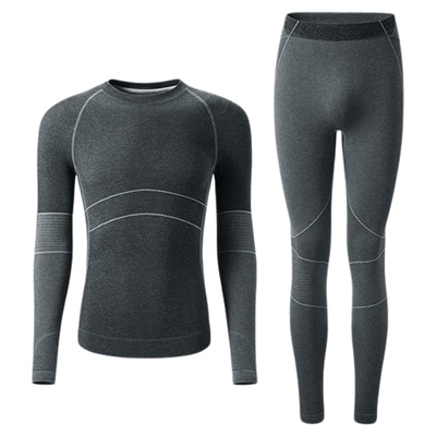 蕉下保暖内衣一体成型肌底男