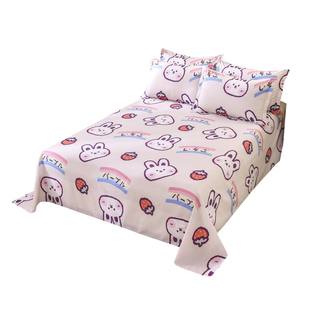 床单单件纯棉斜纹1米5一米二2五8八1.2m1.5米床全棉布料被单1.8x2