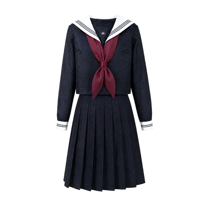 花星社原创赤樱流三本水手服长裙