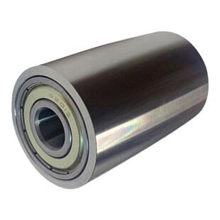 弧形调偏轮砂带机防跑偏纠偏平皮带用惰轮紧配双轴承无动力滚筒