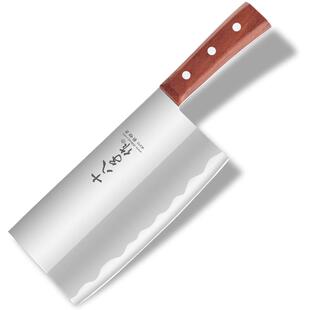 十八子作中华庖丁文武刀中老式手工锻打前切后斩两用菜刀锋利