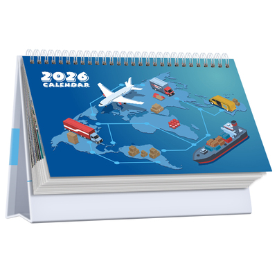 2026航运台历创意简约