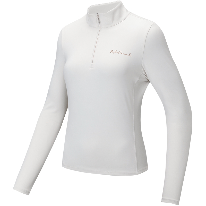 安踏小高领长袖女秋冬针织打底衫修身保暖内搭时尚上衣162447406