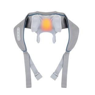 普立颈椎按摩器颈部腰背部斜方肌揉捏疏通神器脖子肩颈按摩仪正品