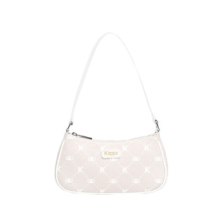Kappa卡帕 腋下包女士新款奶昔白设计感时尚通勤百搭手提单肩包
